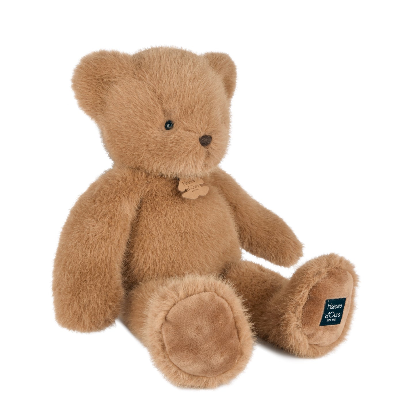 Ours en peluche Clémentin Marron Miel - 38 cm - HISTOIRE D'OURS