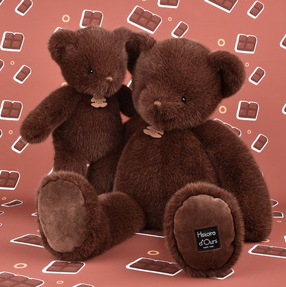 Ours en peluche Clémentin Marron Chocolat - 60 cm - HISTOIRE D'OURS