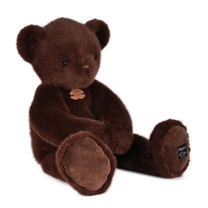 Ours en peluche Clémentin Marron Chocolat - 60 cm - HISTOIRE D'OURS