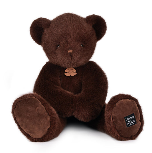 Ours en peluche Clémentin Marron Chocolat - 60 cm - HISTOIRE D'OURS