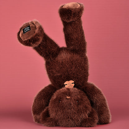 Ours en peluche Clémentin Marron Chocolat - 60 cm - HISTOIRE D'OURS