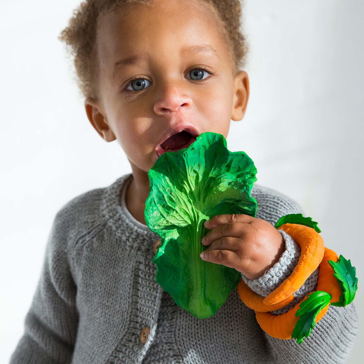 Kendall the Kale Anneau Dentition Bébé - OLI & CAROL