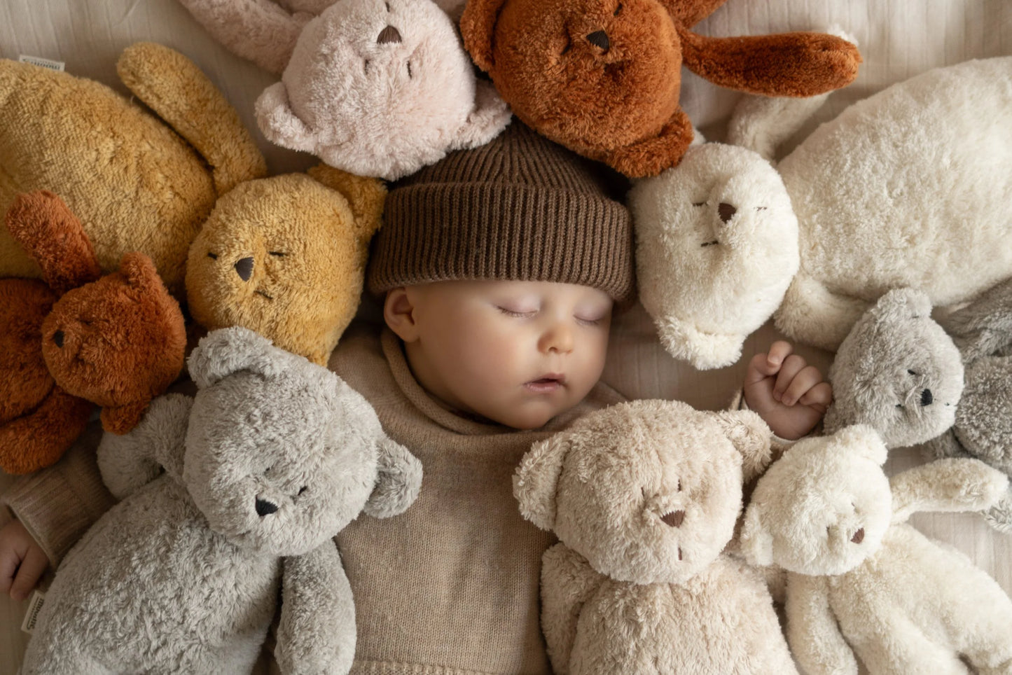 Peluche Ourson gris bruits blancs - MOONIE