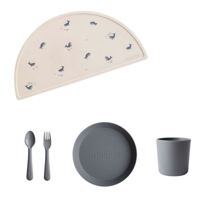 Coffret repas 4 pièces Baleine - MUSHIE