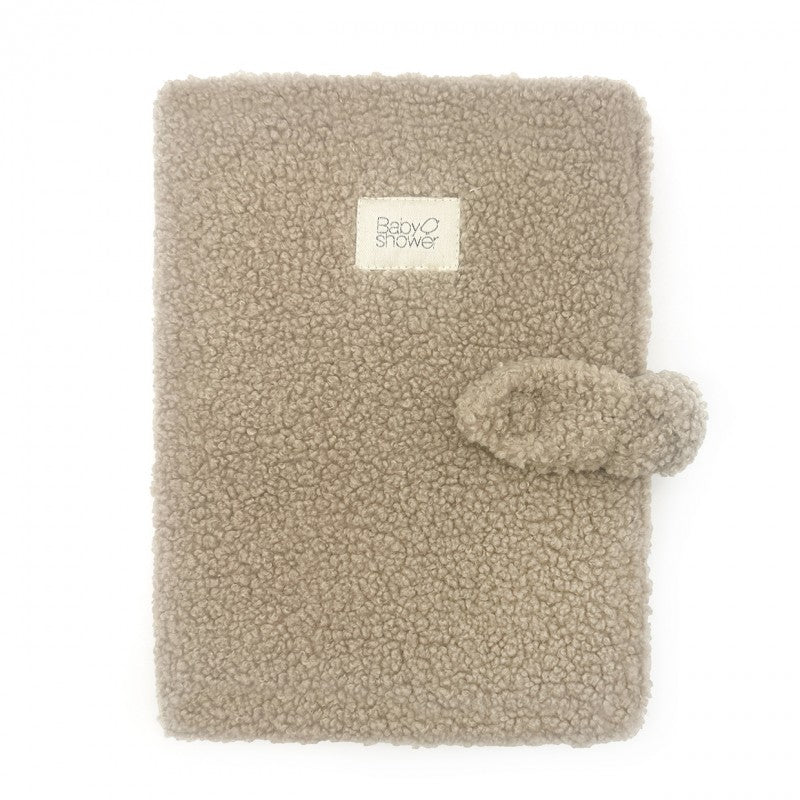 BABYSHOWER - Protège carnet sante knot latte doodle