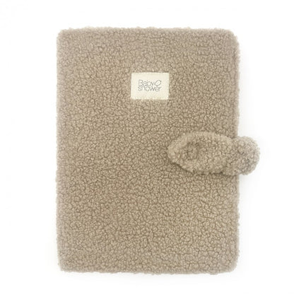 BABYSHOWER - Protège carnet sante knot latte doodle