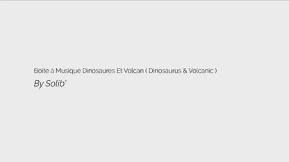 SOLIB - Boîte à musique Volcan et Dinosaures
