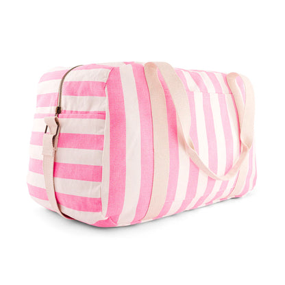 Sac à langer Raphael rayé néon pink - ROSE IN APRIL