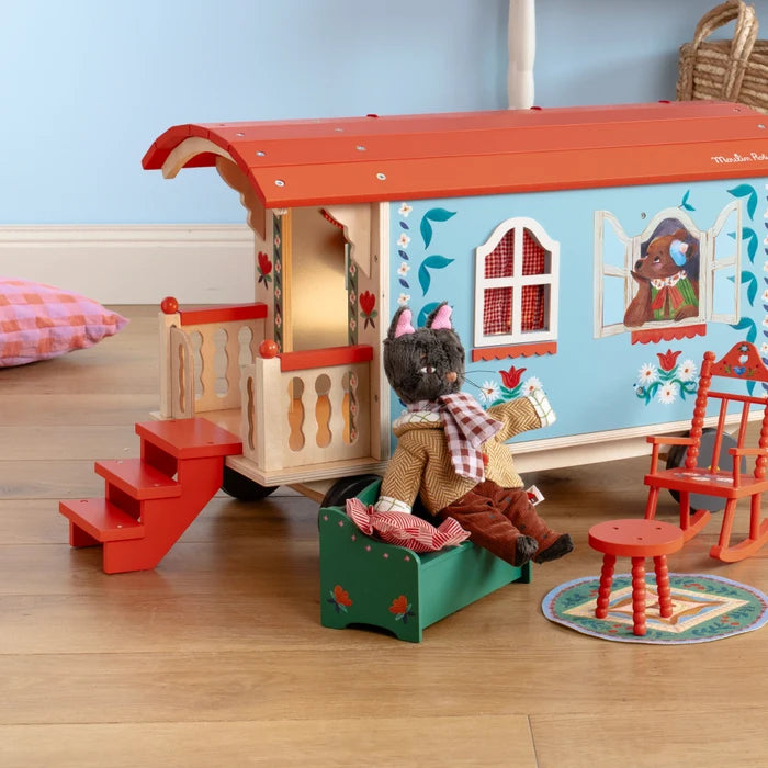 MOULIN ROTY - Les Minouchkas - Roulotte en bois