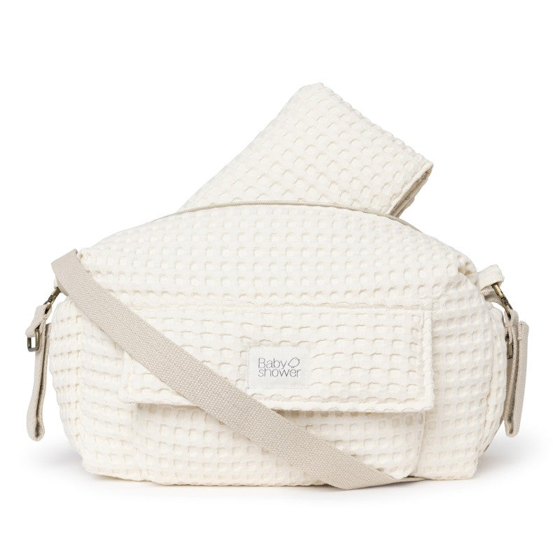 Sac à langer Camila Gofre Vanilla - BABYSHOWER