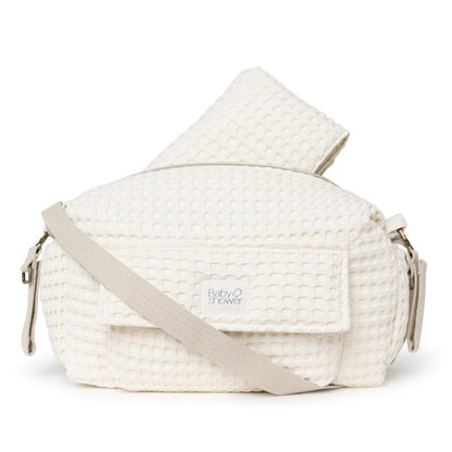 Sac à langer Camila Gofre Vanilla - BABYSHOWER