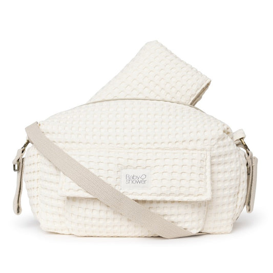 Sac à langer Camila Gofre Vanilla - BABYSHOWER