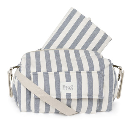 BABYSHOWER - Sac a langer camila navy jean