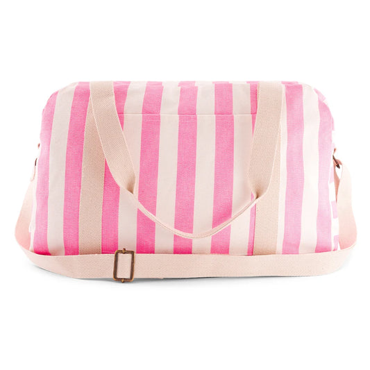 Sac à langer Raphael rayé néon pink - ROSE IN APRIL